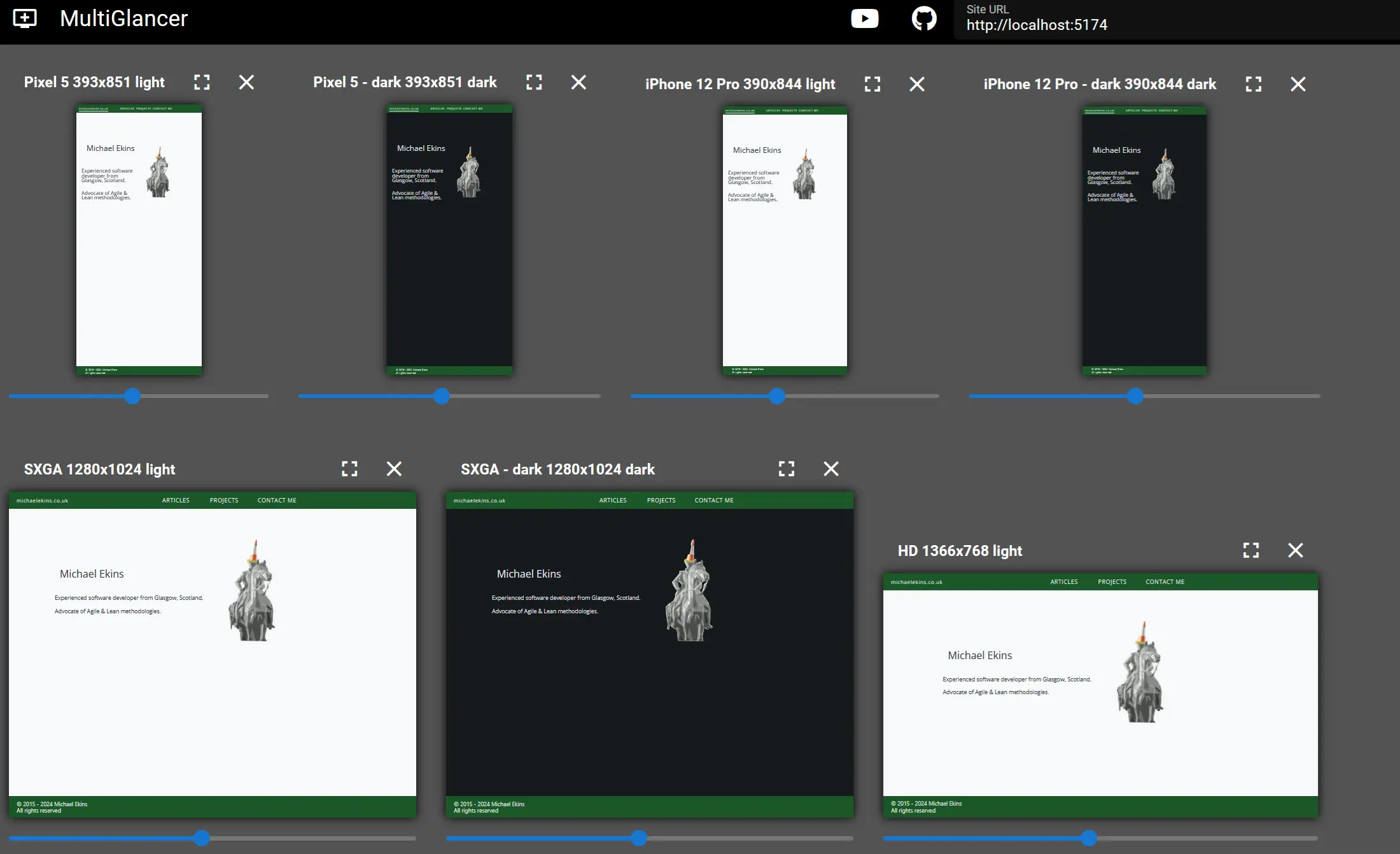 multiglancer with themes image